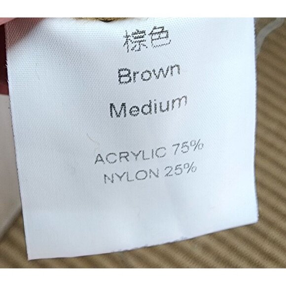 Two-Tone Brown & Gray Skull Graphic Cardigan Sweater Button Front Long Sleeve Ov - Picture 14 of 14